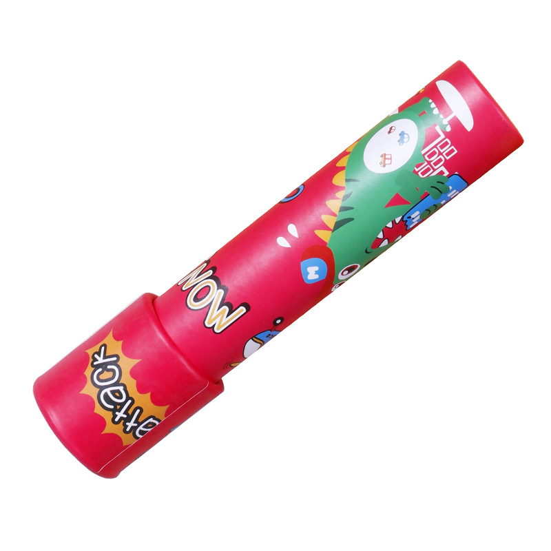 Children's Nostalgic Science and Education Toys Varied Cartoon Rotating Double-Section Kaleidoscope Parent-Child Interactive Fun Toys