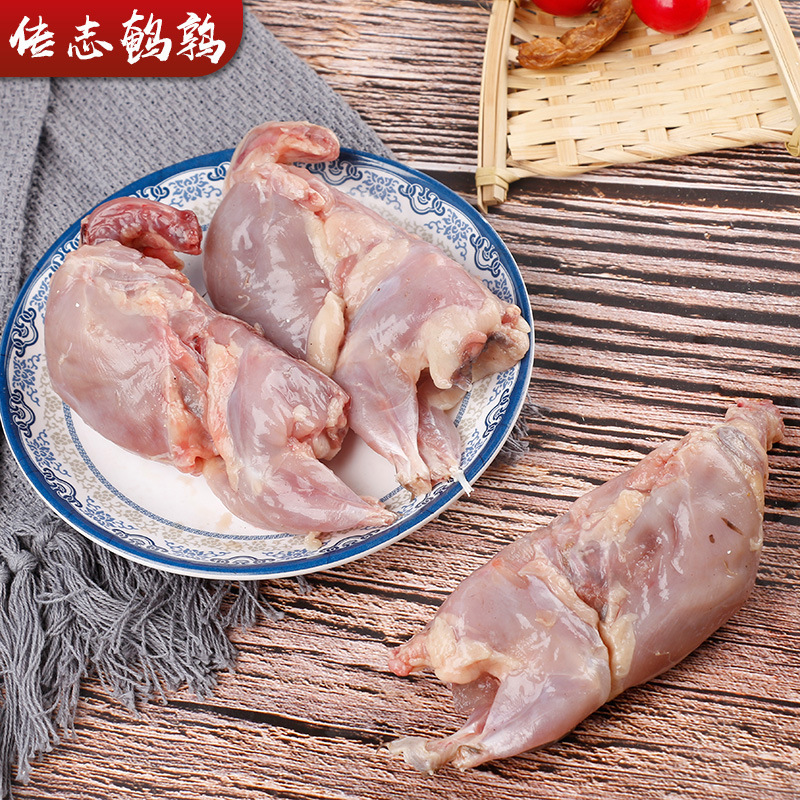 Fresh Big Mother Quail Meat Frozen Quail White Strip Now Kill Quick Frozen Stew Soup Braised with Deep Fried Barbecue 10 Braised Bone and Meat