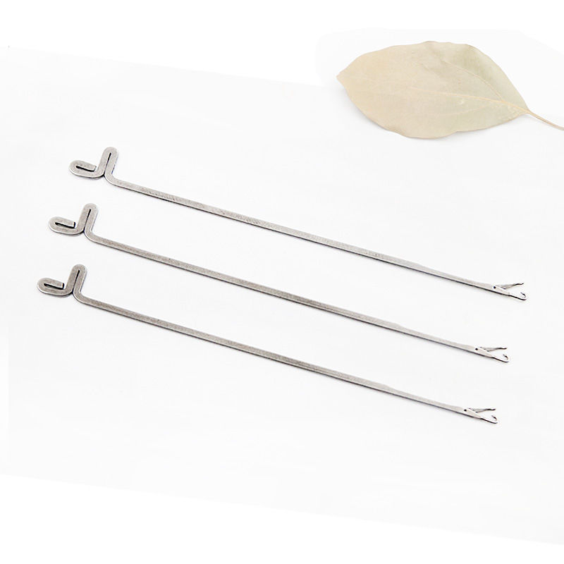 [Factory direct sales] double-headed crochet stainless steel three-way crochet Wenwan Diamond Walnut cleaning needle White