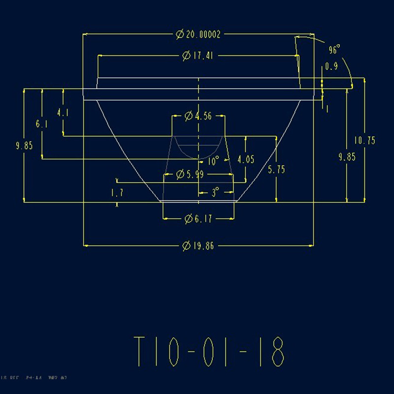 Led Lens Single 20mm 15 Degree Glossy Lens 1W High Power Imitation Lumens Lens Led