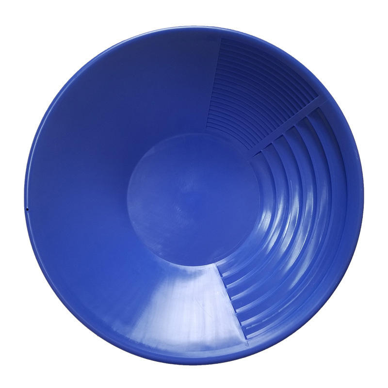 Thickened Hand-cranked Plastic Gold Panning Tray Sand Sieving Gold Washing Basin Small River Sand Washing Gold Tray Placer Gold Tool for Beginners