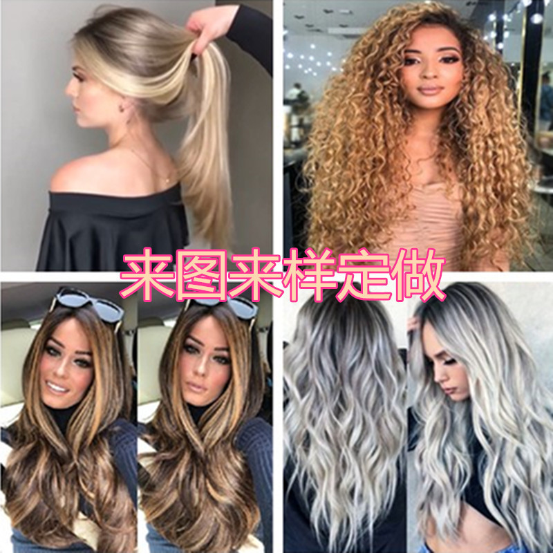 Женские парики оптом для Европы, Америки и Африки с фиксированным образцом