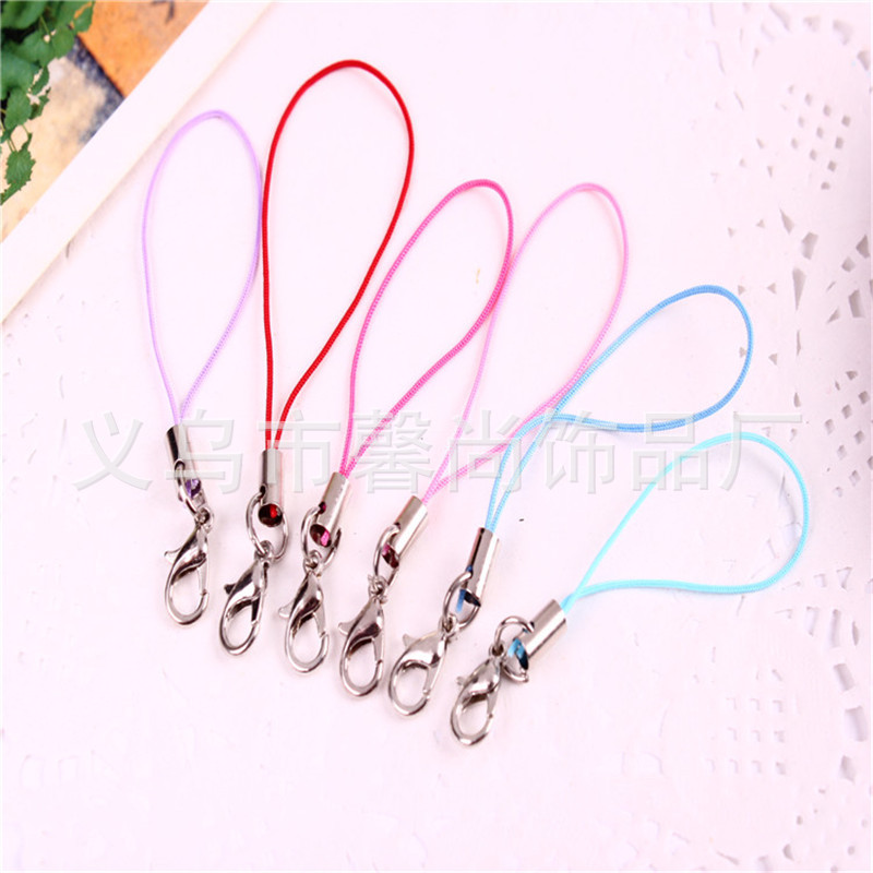 Color lobster buckle mobile phone rope alloy lobster buckle mobile phone lanyard mobile phone chain wholesale factory direct sales