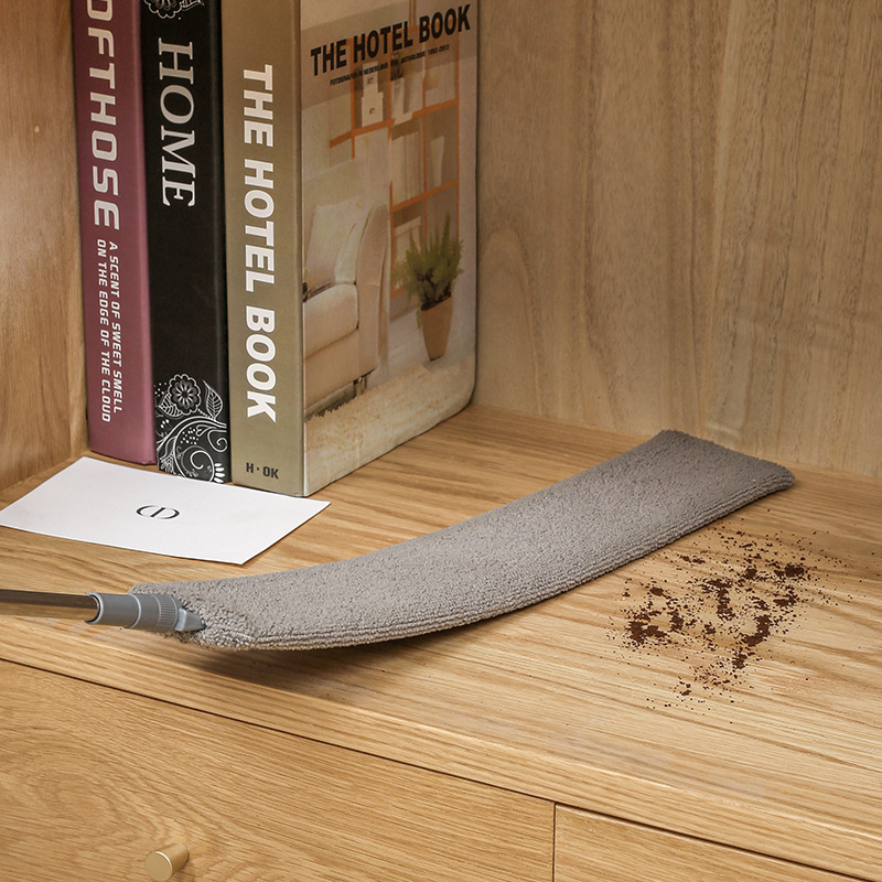 Cross-border hot-selling retractable lengthened gap brush roof dust brush household cleaning artifact bed bottom cleaning dust duster