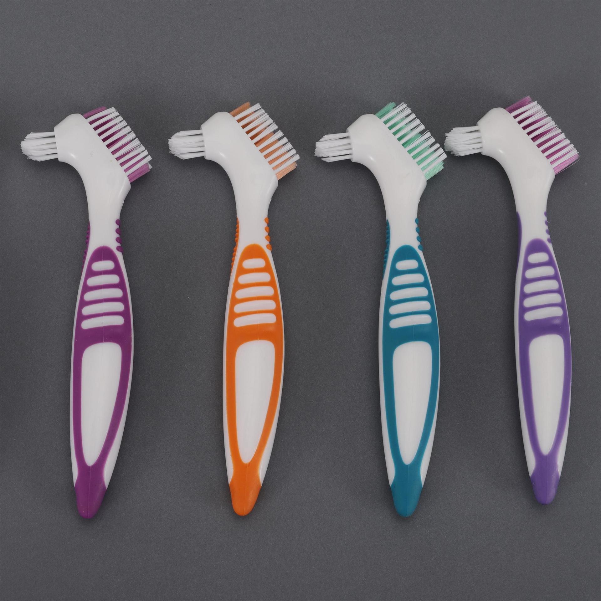 Зубная щетка для протезов для путешествий, экспортная щетка для чистки