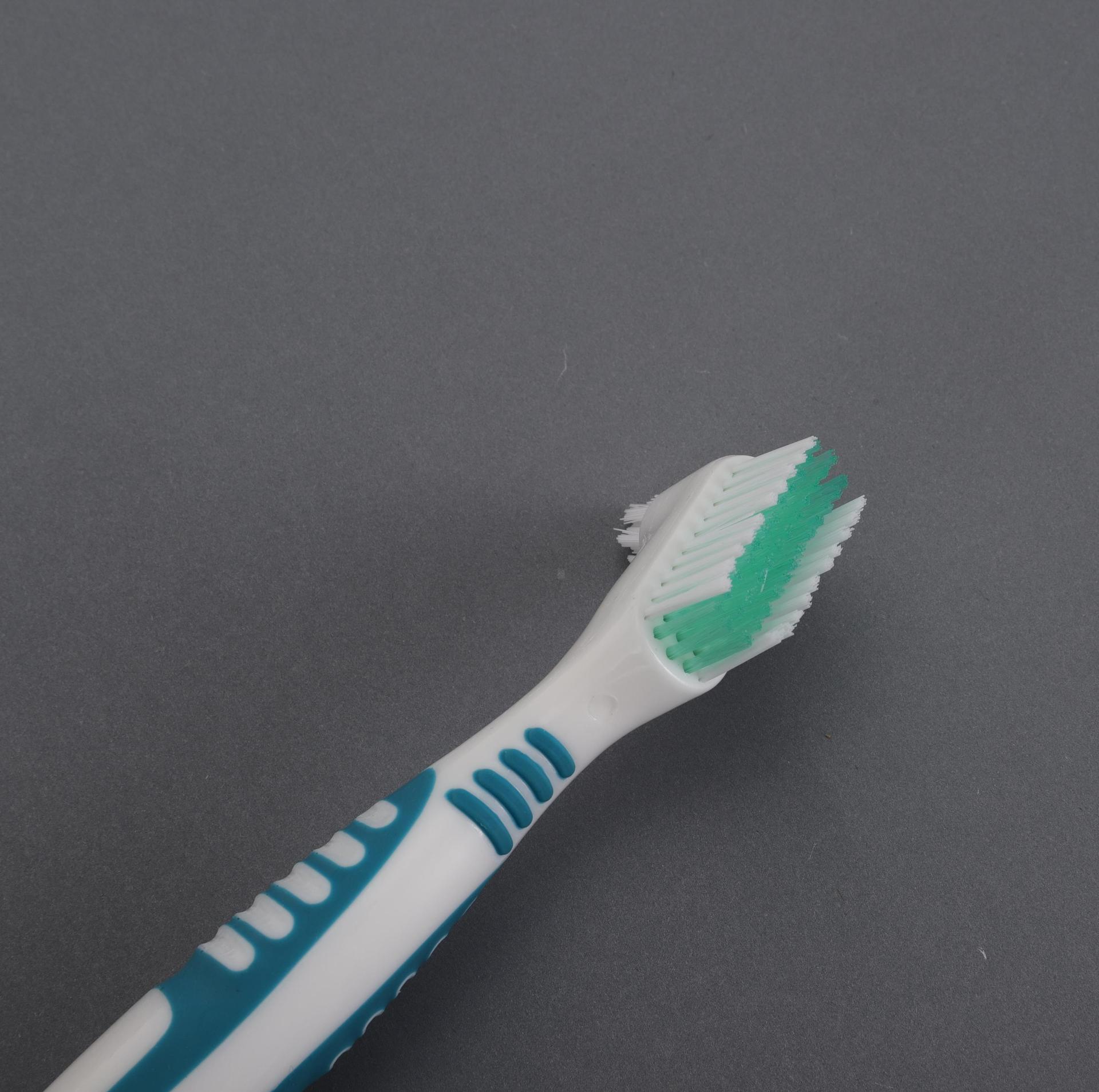 Factory production denture toothbrush travel cleaning toothbrush export foreign trade fake toothbrush denture brush hot bag