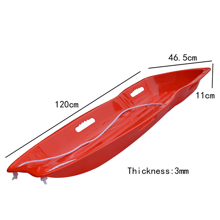 1.2m thickened snowboard winter outdoor ski boat grass skiing board sand board ski supplies snow plate plow ice car