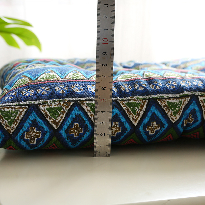 Dropshipping Square Linen Seat Cushion Tatami Seat Cushion Dining Chair Office Children Student Home Chair Cushion Wholesale