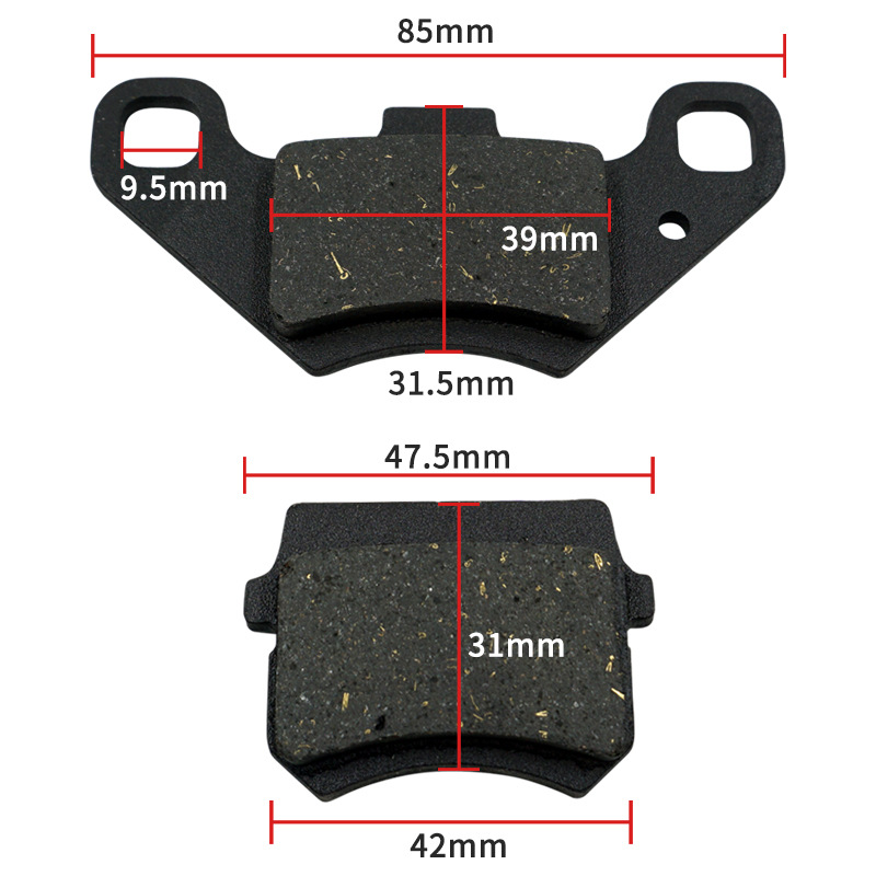 Factory Direct motorcycle ATV off-road vehicle UTV accessories ATV front and rear friction disc brake pad cross-border goods