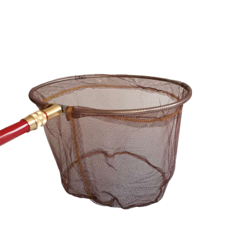 Outdoor net head stainless steel glue net head small eye anti-hanging fishing net hanging glue net head shallow net pocket wholesale