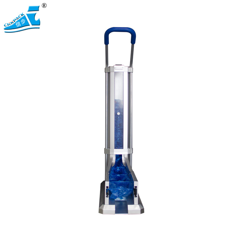 Factory Direct supply ABS automatic shoe cover machine with armrest continuous pull-type home office Environmental protection shoe cover machine in stock