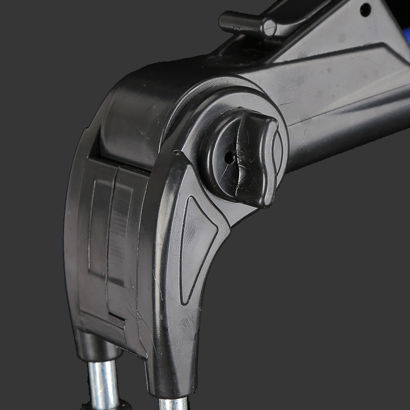 Stainless steel bold fishing rod battery bracket dual-purpose fishing bracket fishing box floor bracket fishing supplies wholesale