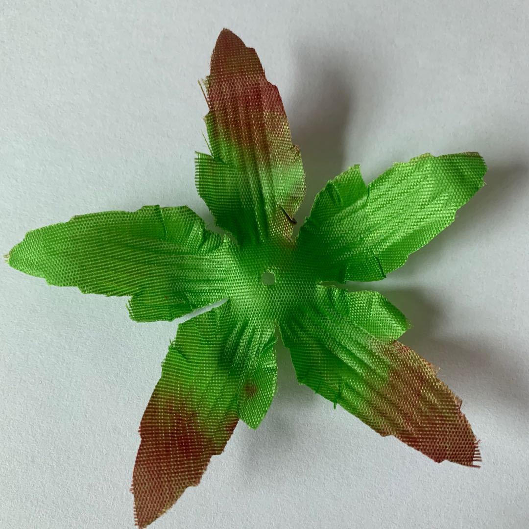 Artificial flower accessories rose flower cloth peony flower cloth leaf flower holder DIY handmade flower making material wholesale