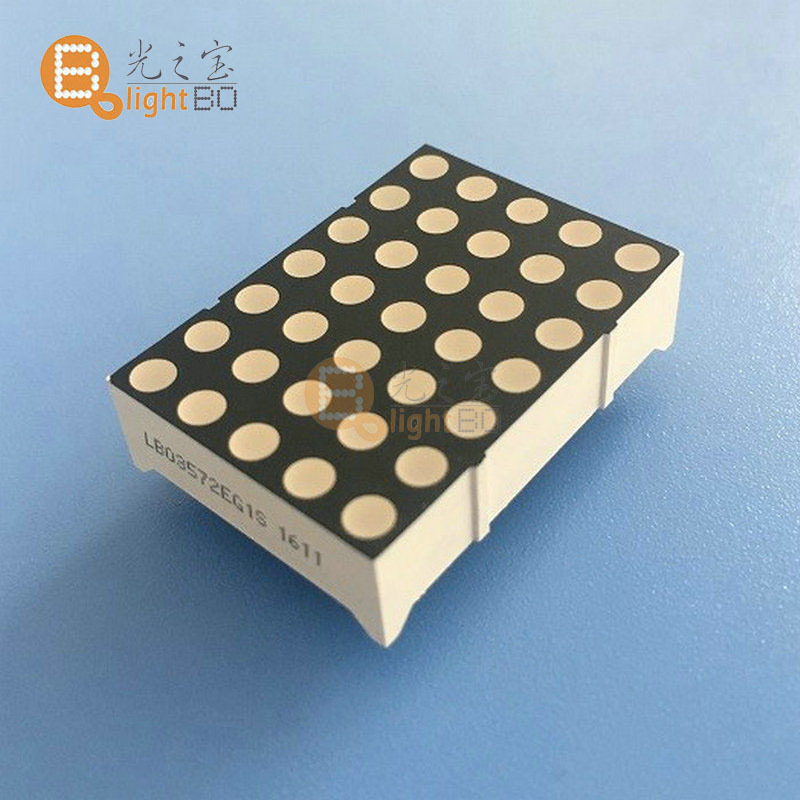 Factory direct 3mm pixel module long life monochrome 1.26 inch LED dot matrix display