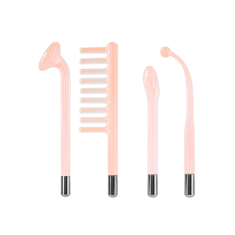 High Frequency Electrotherapy Instrument Glass Tube Accessories Beauty Instrument Accessories Red Light Purple Electrotherapy Stick Electrotherapy Comb