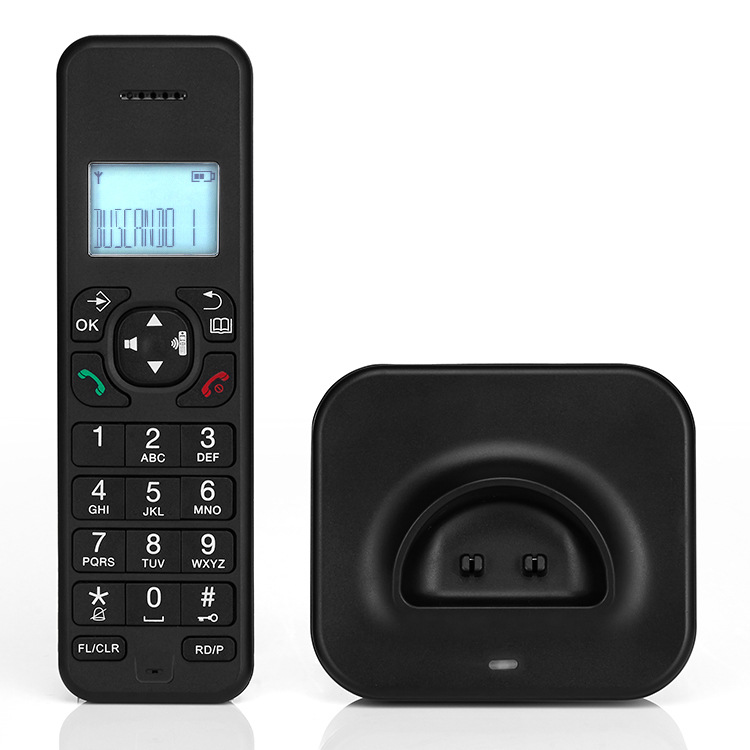 Daerxin Factory Cross-Border Cordless Phone D1102B Business Office Home Digital Landline Wireless Long Distance