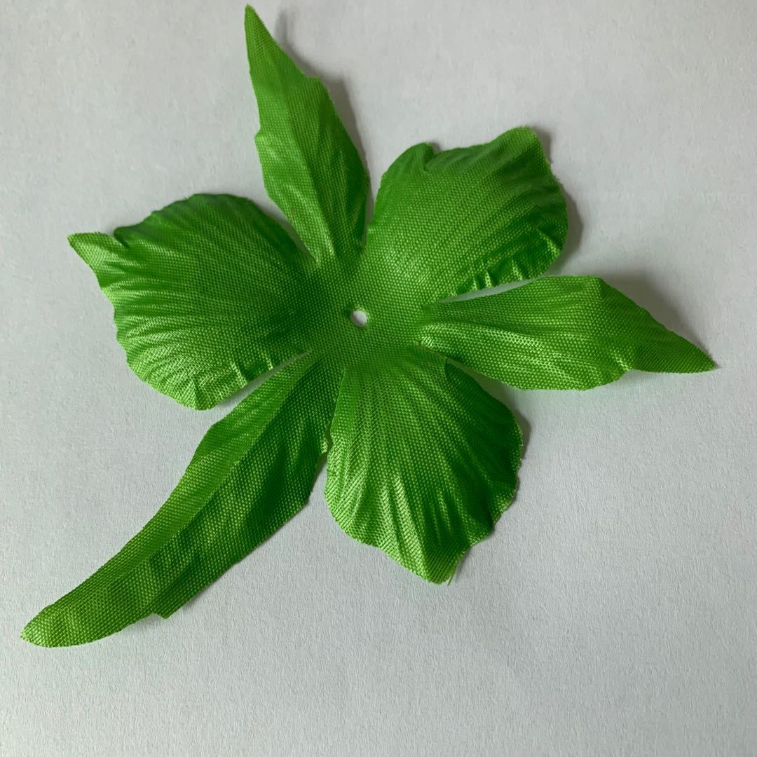 Artificial flower accessories rose flower cloth peony flower cloth leaf flower holder DIY handmade flower making material wholesale