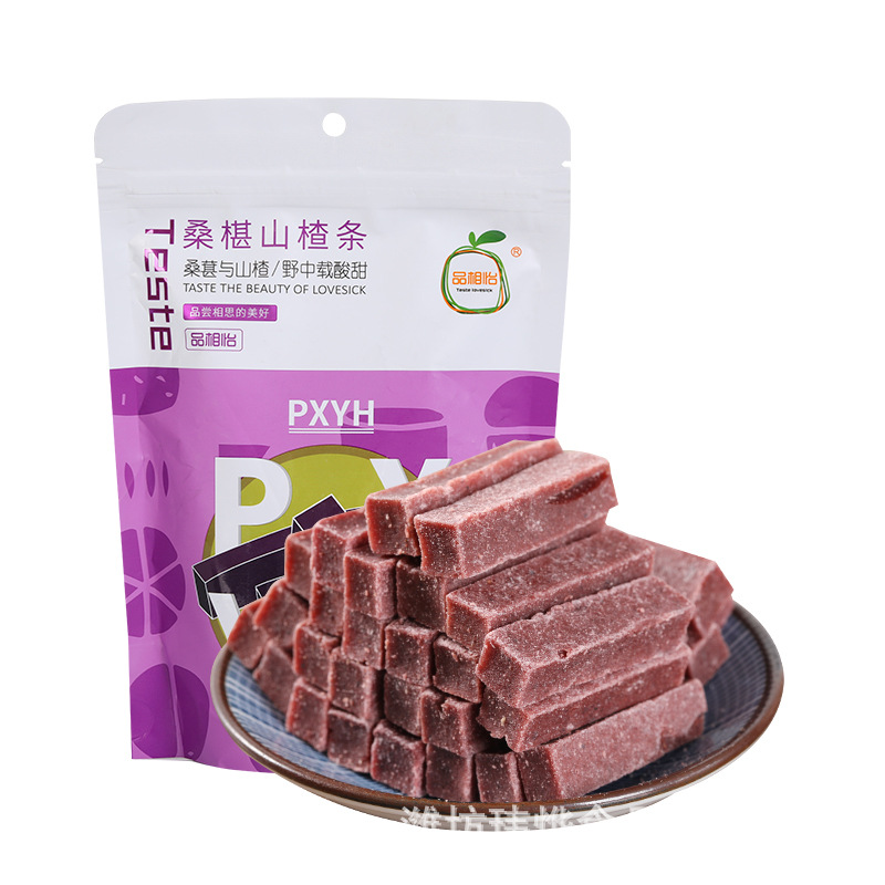 Mulberry and Haws strip children's snack food fresh preserved fruit Haws products casual bagged snacks