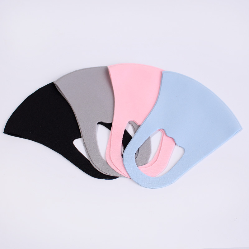 Mask men's and women's ice silk cotton washable thin breathable 3D three-dimensional net red star with riding dust mask wholesale