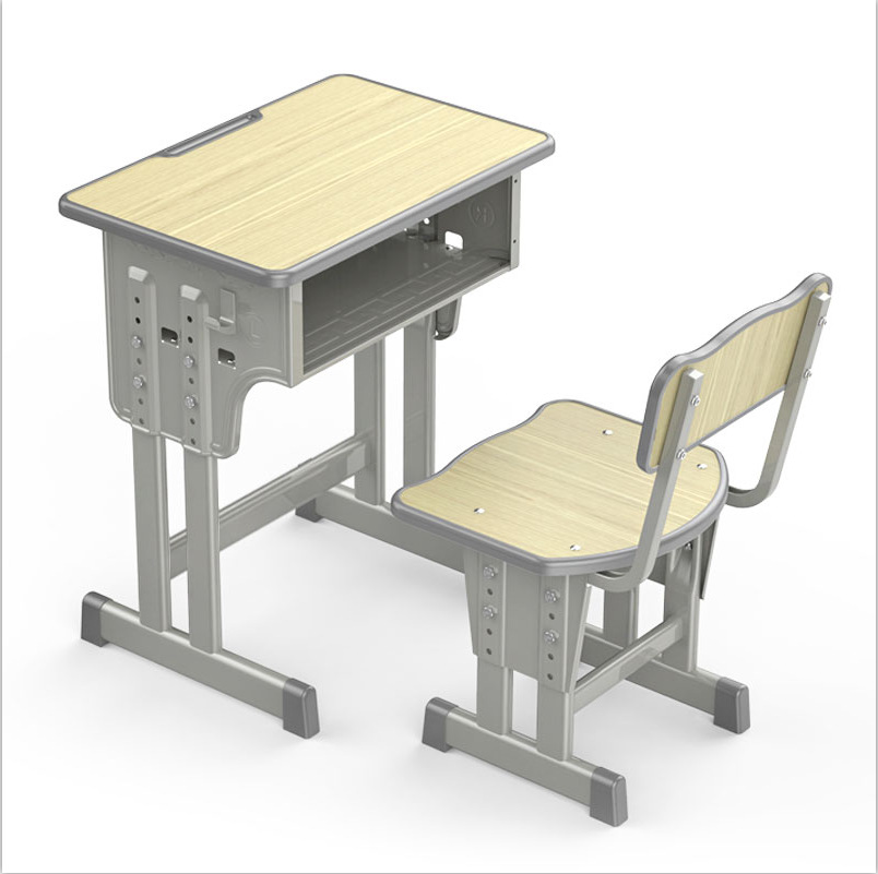 Manufacturer's Self-Supplied School Desks and Chairs, Liftable Children's Study Table, Study Desk and Chair Writing Desk Set