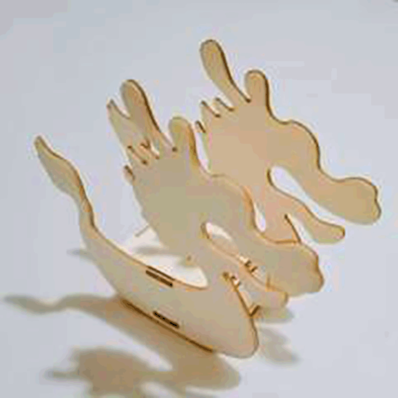 Factory Direct supply kindergarten Dragon Boat Festival wooden piggy bank dragon boat model handmade children DIY production materials