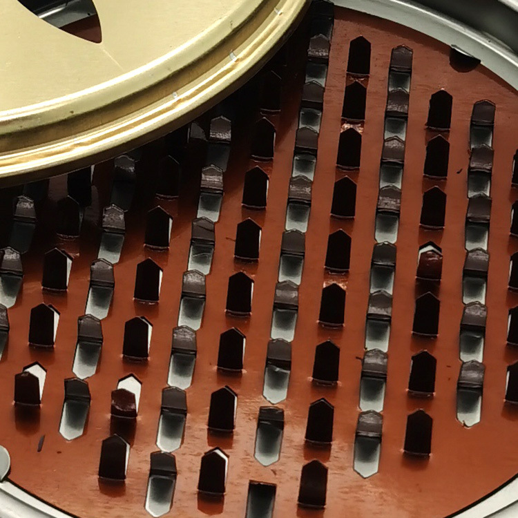 Portable Serrated Mosquito Incense Rack with Cover Mosquito Incense Plate Nail Tooth Mosquito Incense Tray with Cover Household Mosquito Incense Box with Grey Plate