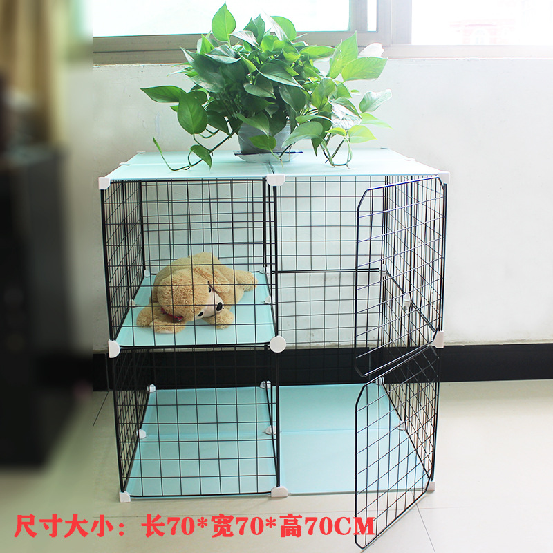 Magic DIY Simple Cartoon Wardrobe Loose Pet Cage Bookshelf Organize Storage Rack Toy Storage Cabinet