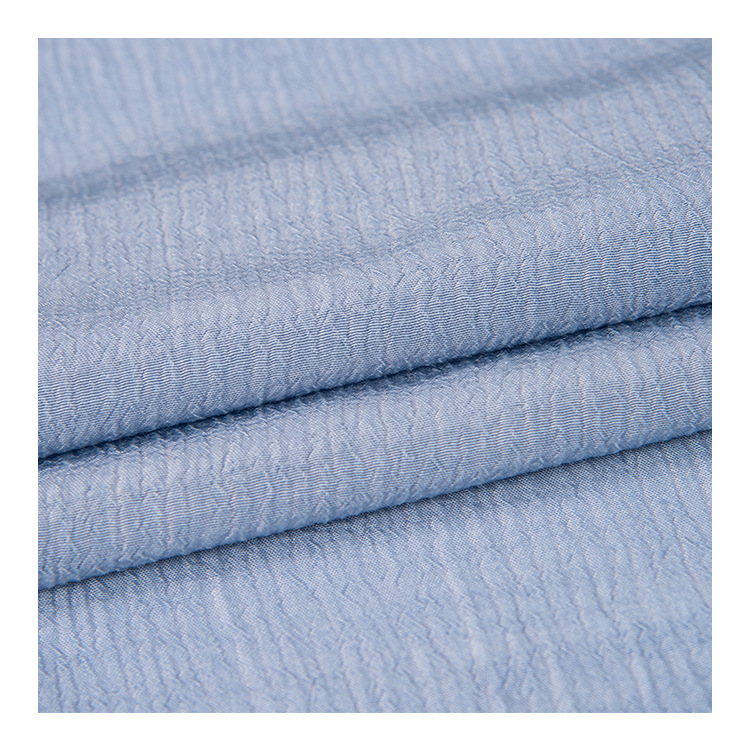 C19 Cupro Rayon Fabric, Cupro Rayon Crepe Fabric, Slightly Elastic, Comfortable, Sweat-Absorbent, Soft, Lightweight, European and American Style