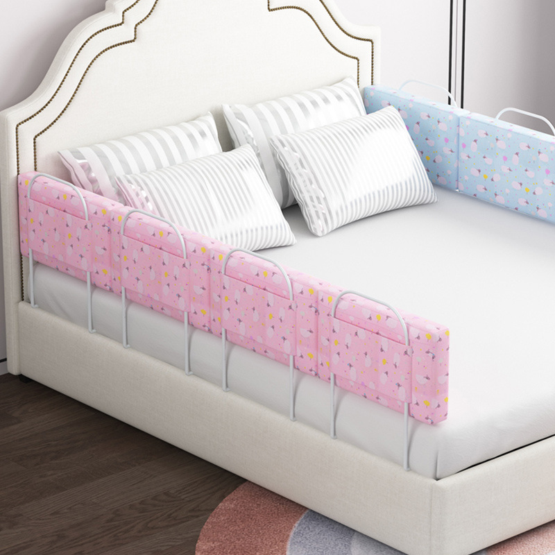 Baby Crib Fence Bed Fence Anti-Fall Kidsren's Baffle Anti-Fall Bedside Bed Rail Guardrail Adjustable Safety Bed