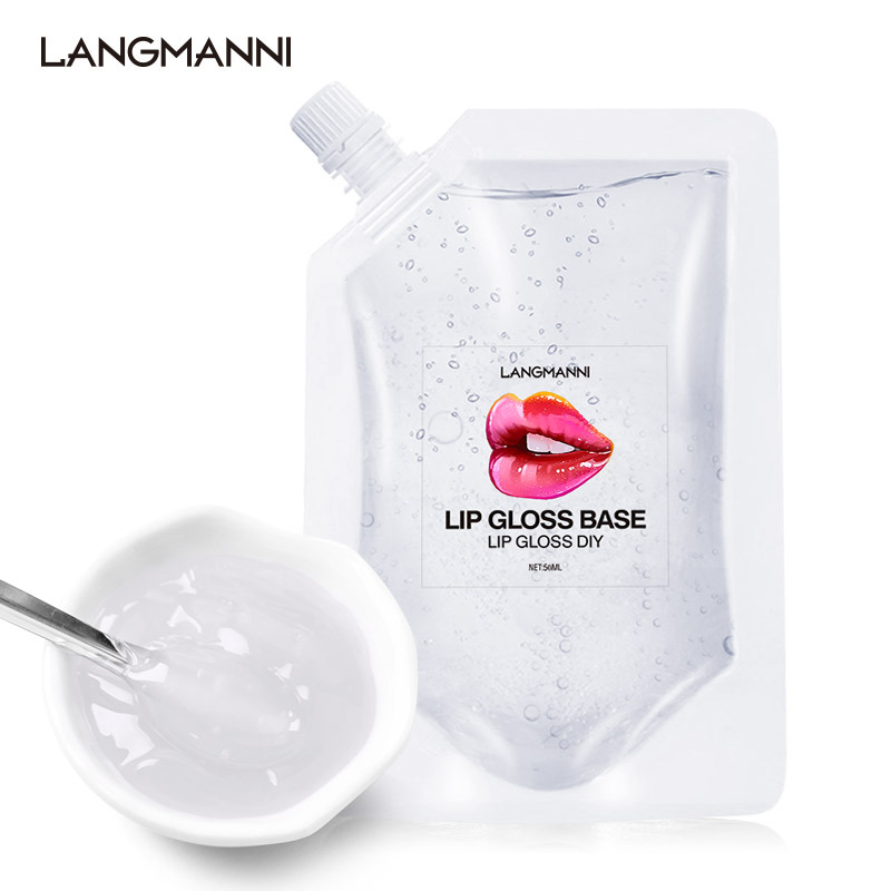 Cross-Border Specializes in Langmannni New DIY Transparent Lip Gloss Lip Glaze Base Moisturizing and Moisturizing