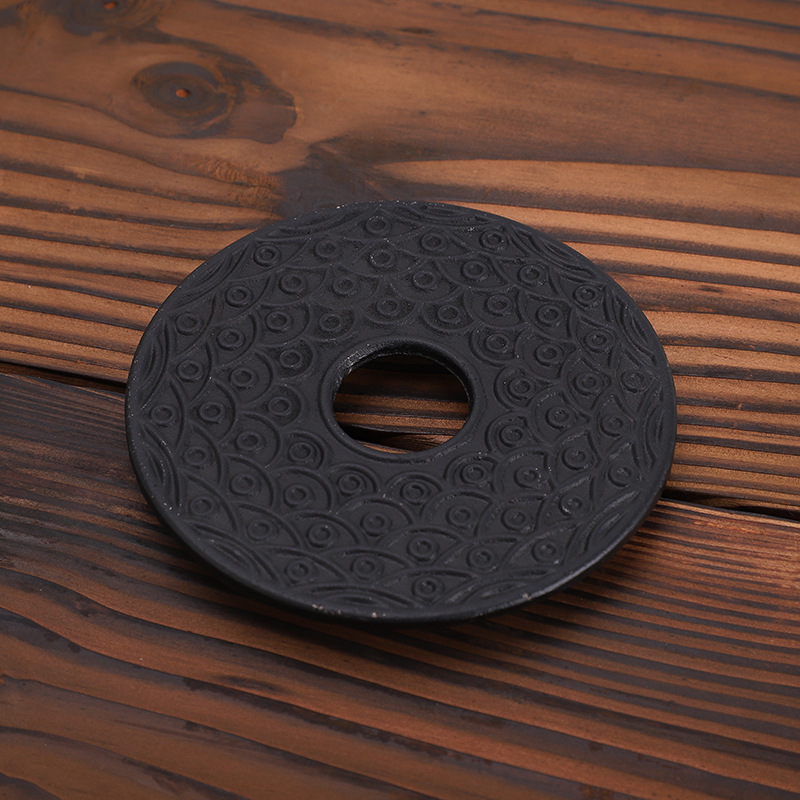 Чугунный чайник с подставкой, ручная работа, подставка для чая