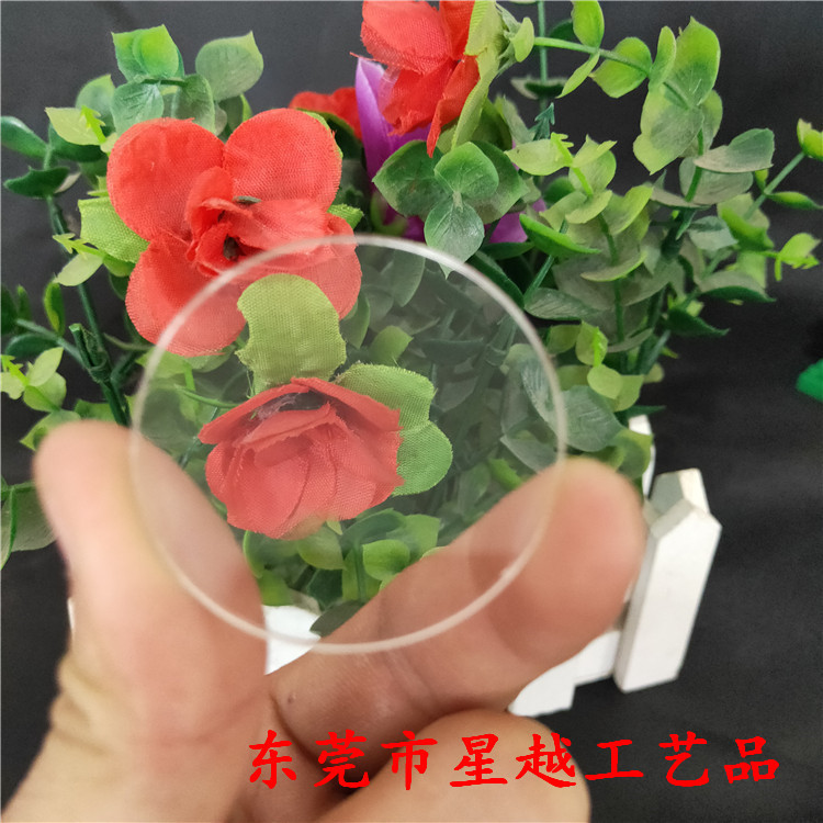 Manufacturers supply acrylic organic plastic transparent round lens laser cutting high transparent non-broken window transparent sheet