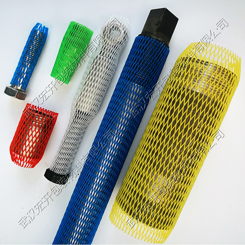 Factory Direct Supply of Plastic Protective Mesh Sleeves, Precision Parts, Glass Bottles, Threaded Metal Shaft Packaging.