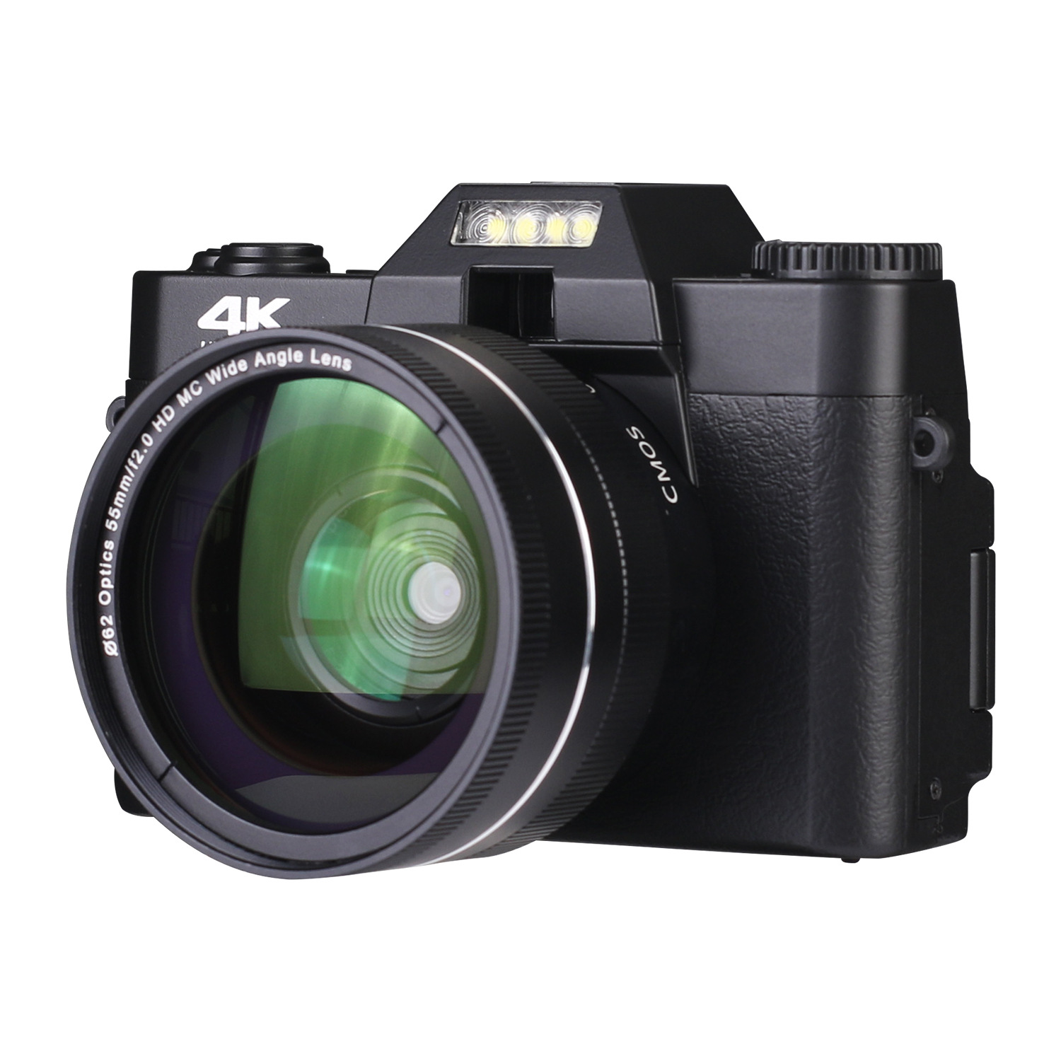 4K High-Definition Digital Camera R9 Mirrorless Retro with Wifi Student Digital Camera Vlog with External Lens
