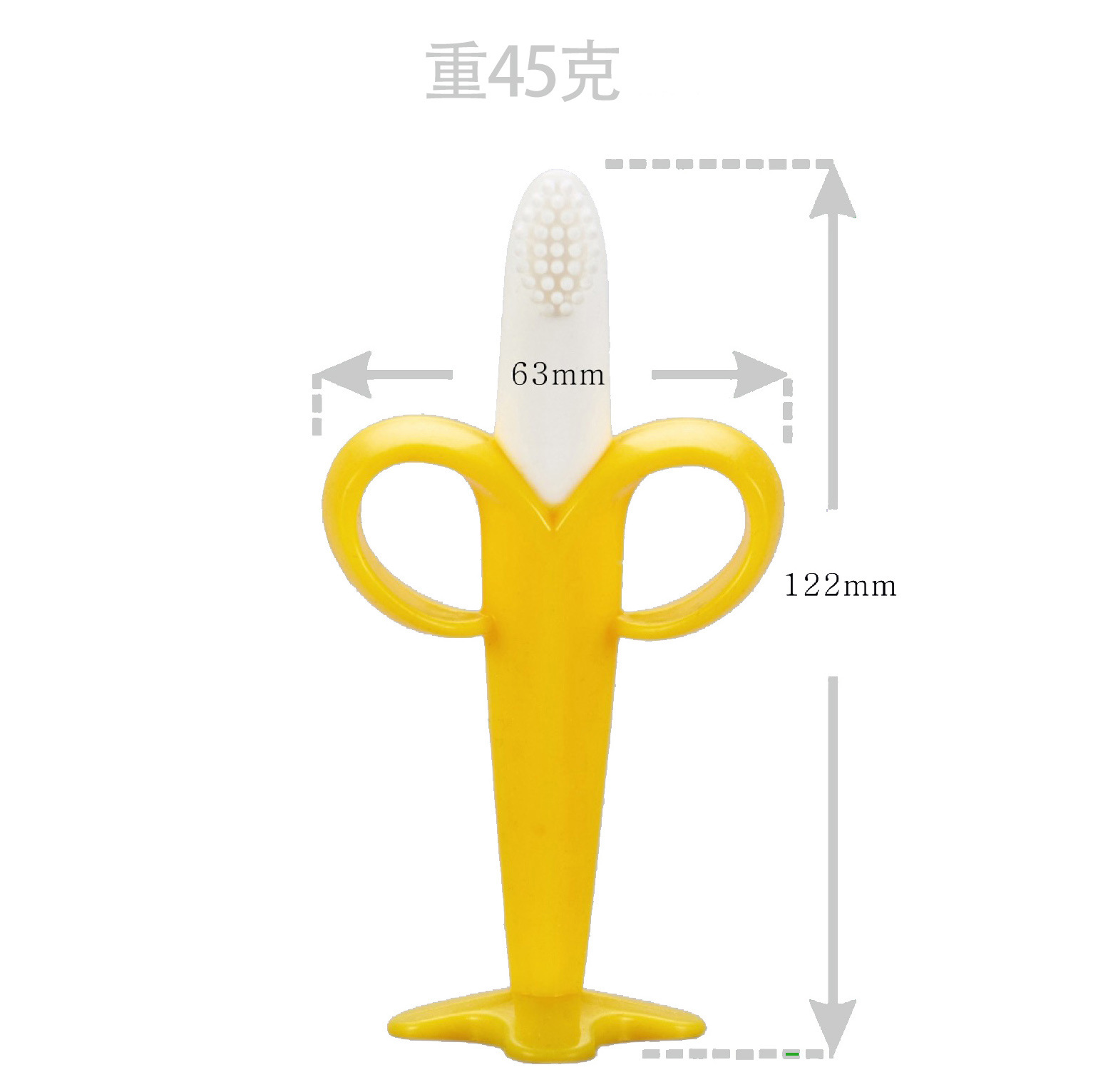 Factory direct corn gum banana gum baby tooth grinding stick silicone bite music maternal and child supplies