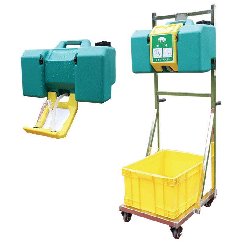 Yuxiang Wholesale Oem 304 Stainless Steel Trolley Wall-Mounted 8-Gallon 30L Portable Eyewash