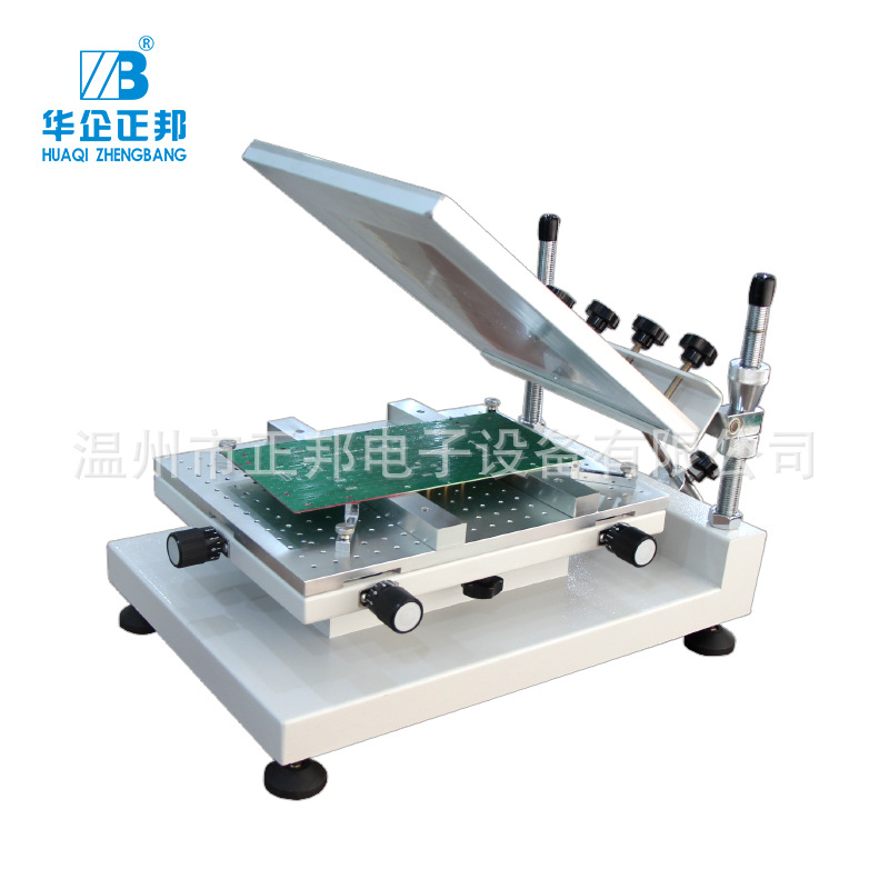 Zhengbang High Precision Screen Printing Table SMT Solder Paste Printing Machine Red Glue Screen Printing Machine Manual Printing Table Factory Outlet