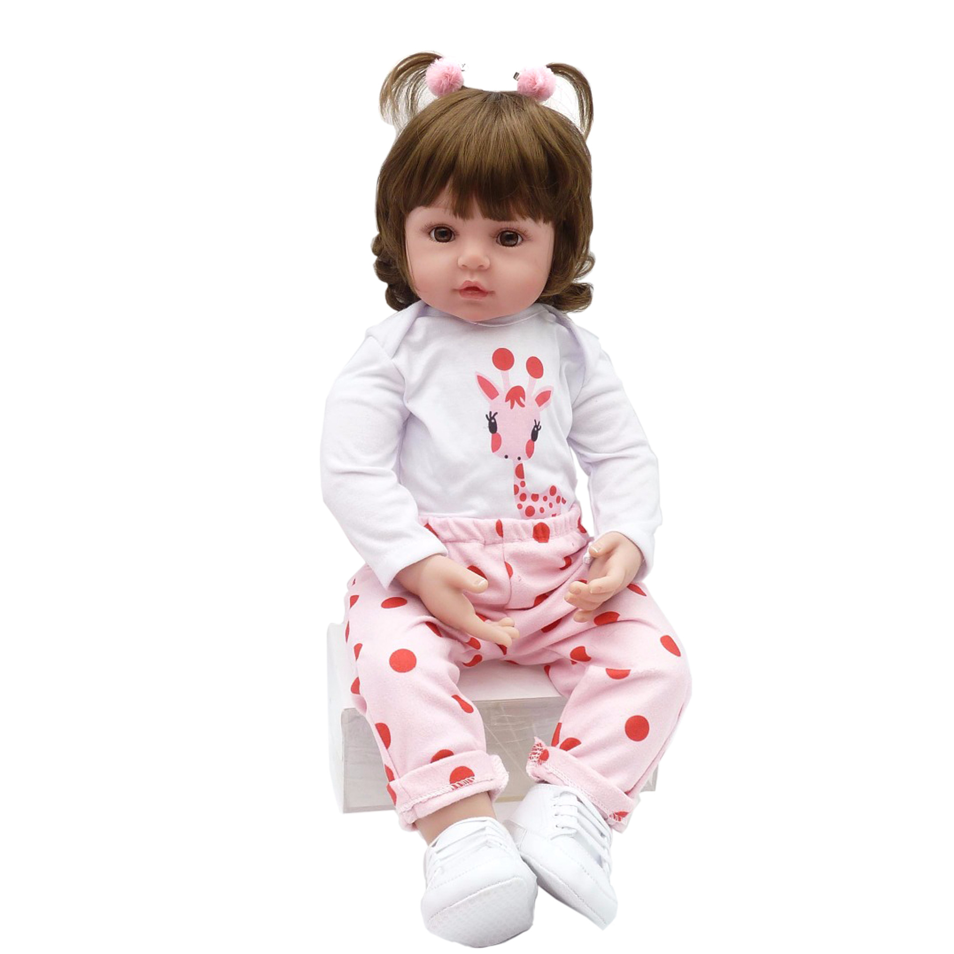 Factory 19-inch, 24-inch powder waistcoat deer cloth body rebirth baby doll AliExpress wish cross-border generation