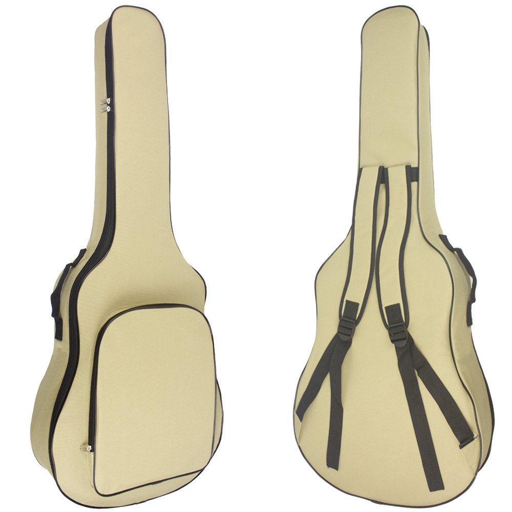 Musical Instrument Bag Newly Launched Guitar Bag 41inch 36inch Backpack Large Flap Pocket Pants Shoulder Thickeneded Cotton Bag Can Be Printed and Embroidered