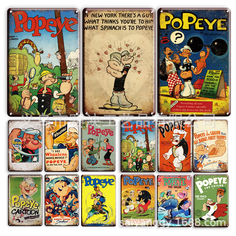 Жестяная картина с персонажем Марвел, ретро украшение для ресторана, интернет-кафе