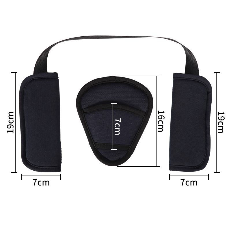 Car child seat belt seat hardware accessories five-point buckle latch strap adjuster hook