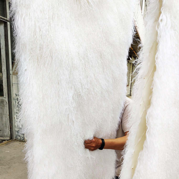 Sheepskin Beach Wool Fur Sofa Seat Genuine Fur Wool Integrated Cushion Beach Wool Furniture Seat Pad Natural