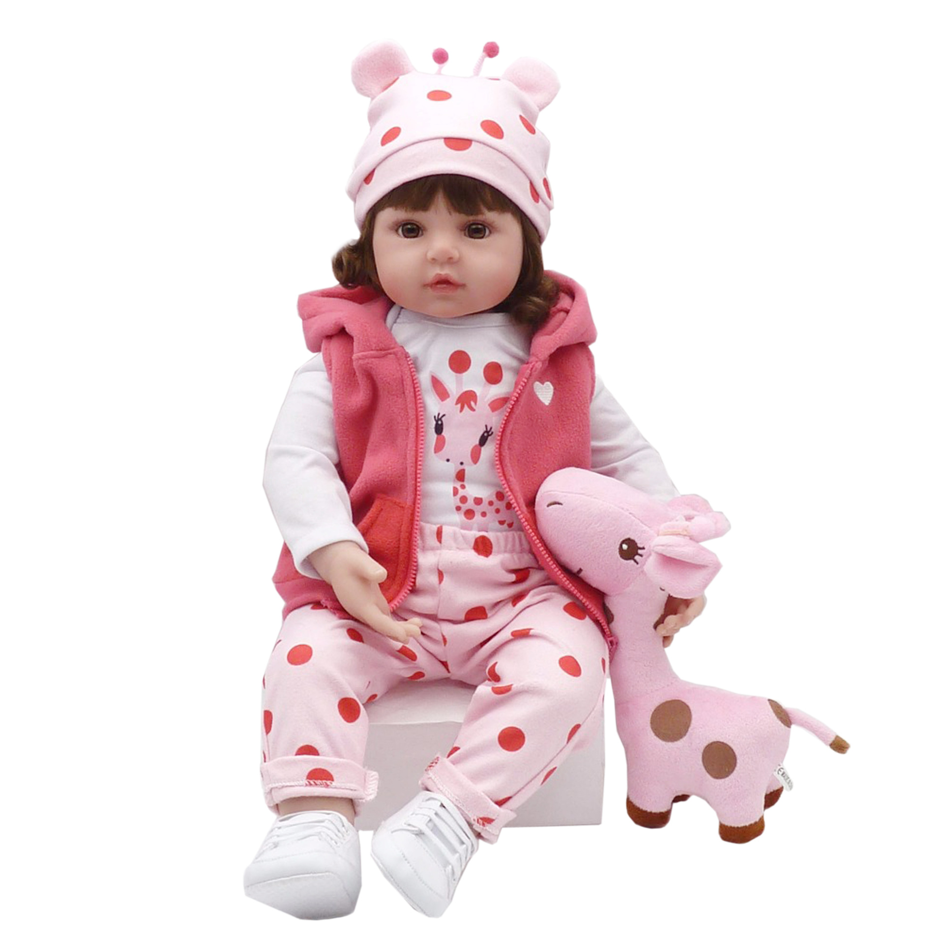 Factory 19-inch, 24-inch powder waistcoat deer cloth body rebirth baby doll AliExpress wish cross-border generation