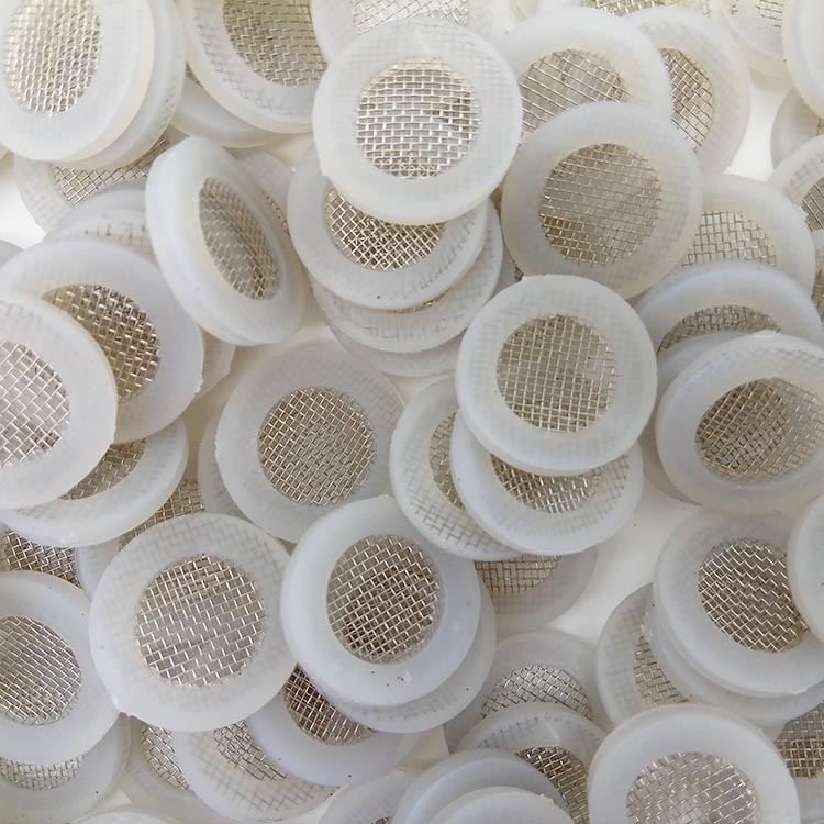 3 Points 4 Points 6 Points 304 Filter Gasket Silicone Nitrile Rubber Mesh Gasket Washing Machine Faucet Gasket