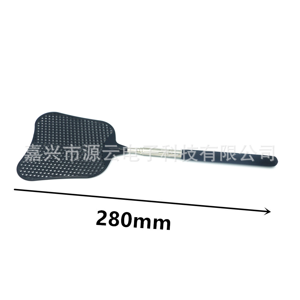 Quality can be fixed LOGO creative telescopic fly swatter mosquito swatter durable plastic mesh manual fly repellent mosquito swatter