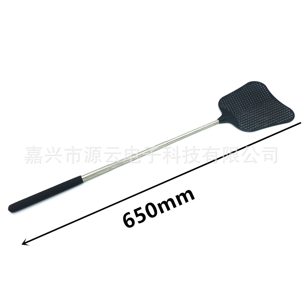 Quality can be fixed LOGO creative telescopic fly swatter mosquito swatter durable plastic mesh manual fly repellent mosquito swatter