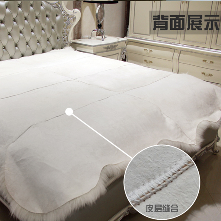 Australian Pure Wool Mattress, Fur Integrated, Warm Bed Mat, Whole Wool Carpet, Available in Various Sizes, Thick and Soft