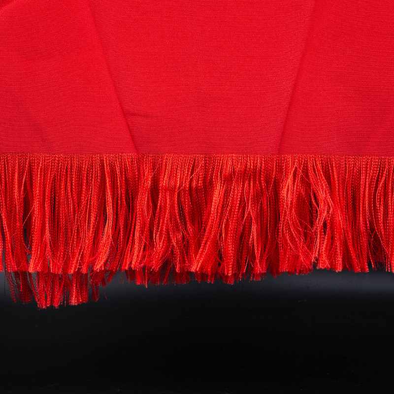 Qiang Red Hada Red Widened Thickened Silk and Satin Buddha for Buddha Hada Xizang Jewelry 245cm by 43cm