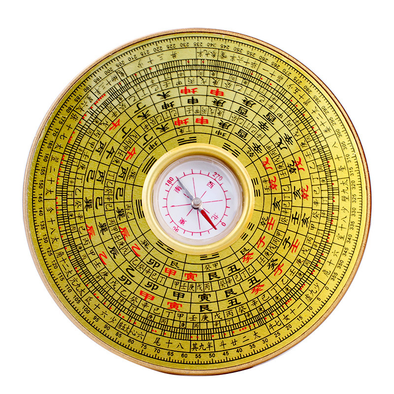 Профессиональный фэн-шуй компас, трехсторонний, три в одном, портативный размер, украшения