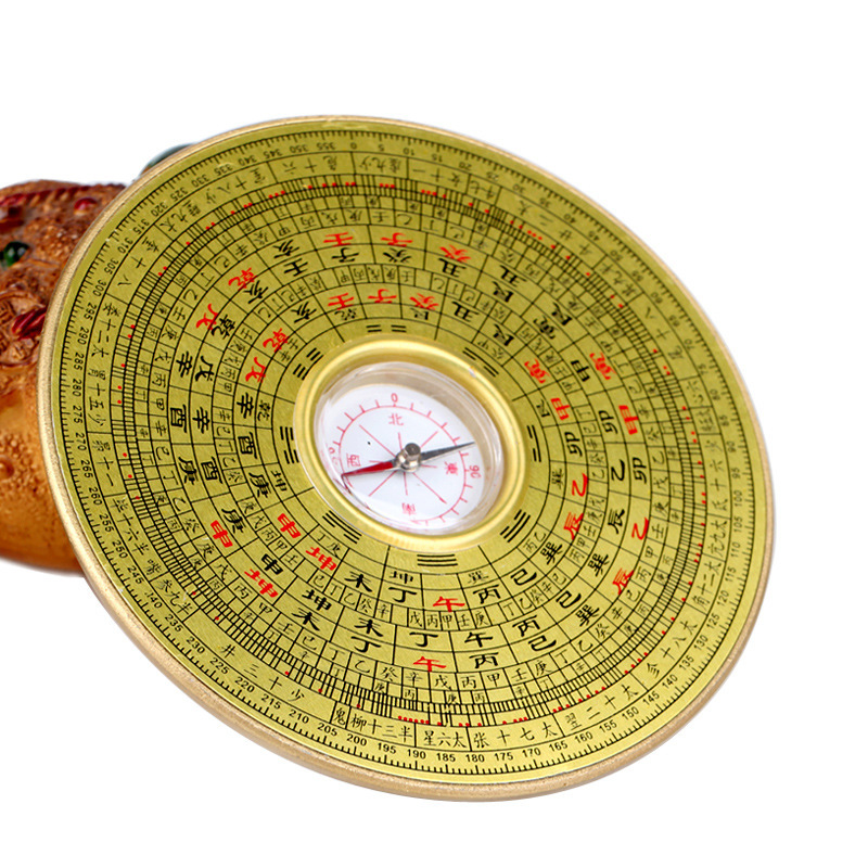 Professional feng shui compass compass three-way three-in-one comprehensive compass geomancy orientation portable size ornaments